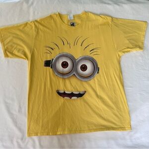 Despicable Me Minion Yellow Graphic Tee Adult size XL